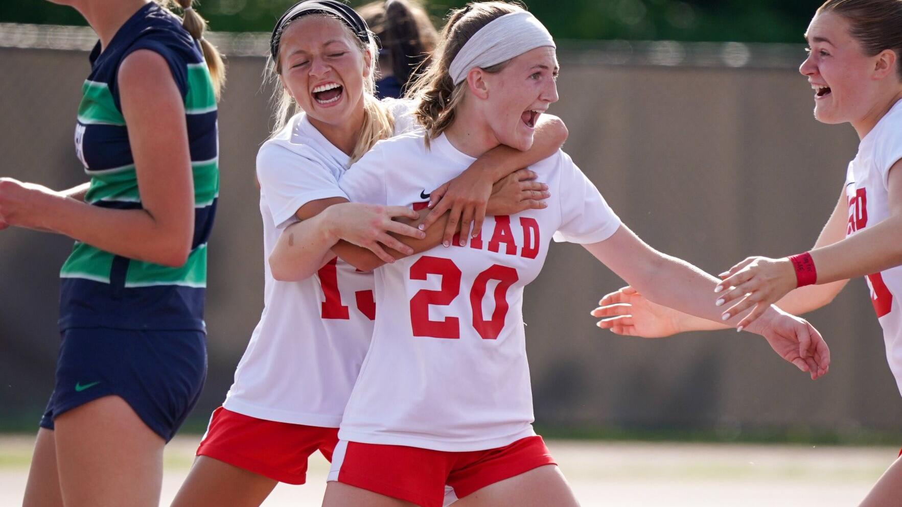 Kamryn Bohnenstiehl's late goal sends Triad one win from third 2A crown in four seasons